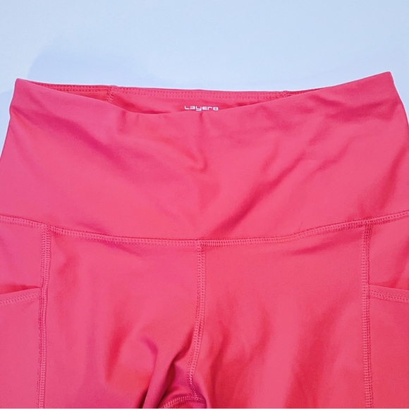 Layer 8 Womens Active 7/8 Pieced Leggings with Pockets - Picture 4 of 4